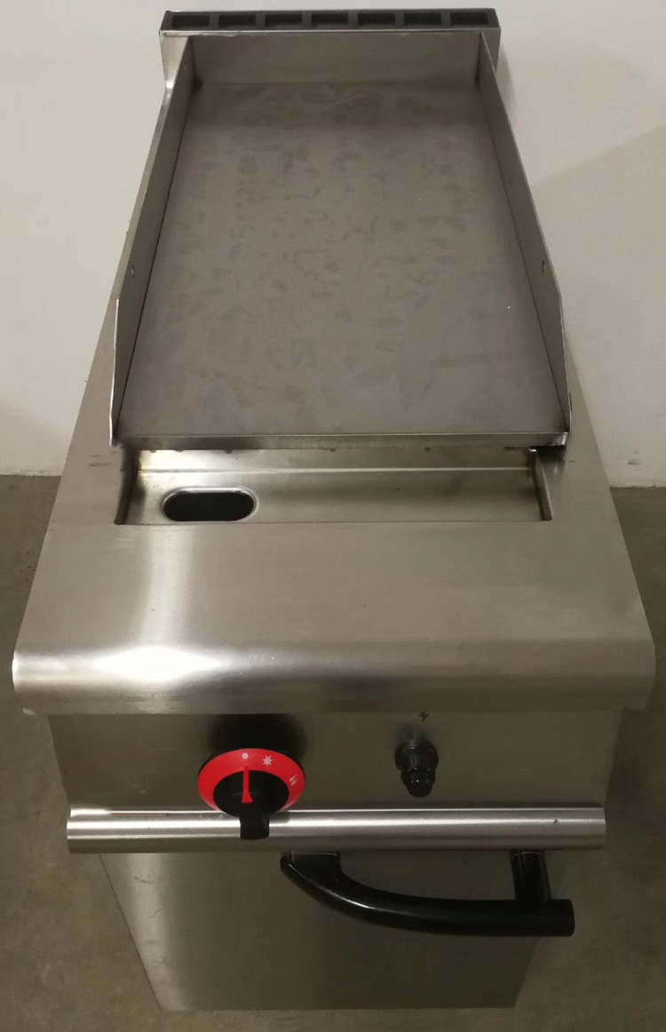 1/2火山石烤炉连柜座烤生蚝半边电热烤炉商用燃气烧烤炉牛扒烤肉