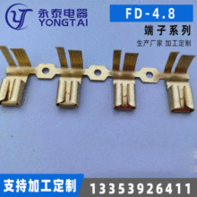 厂家供应汽车端子FD-4.8电线连接器汽车连接器插头