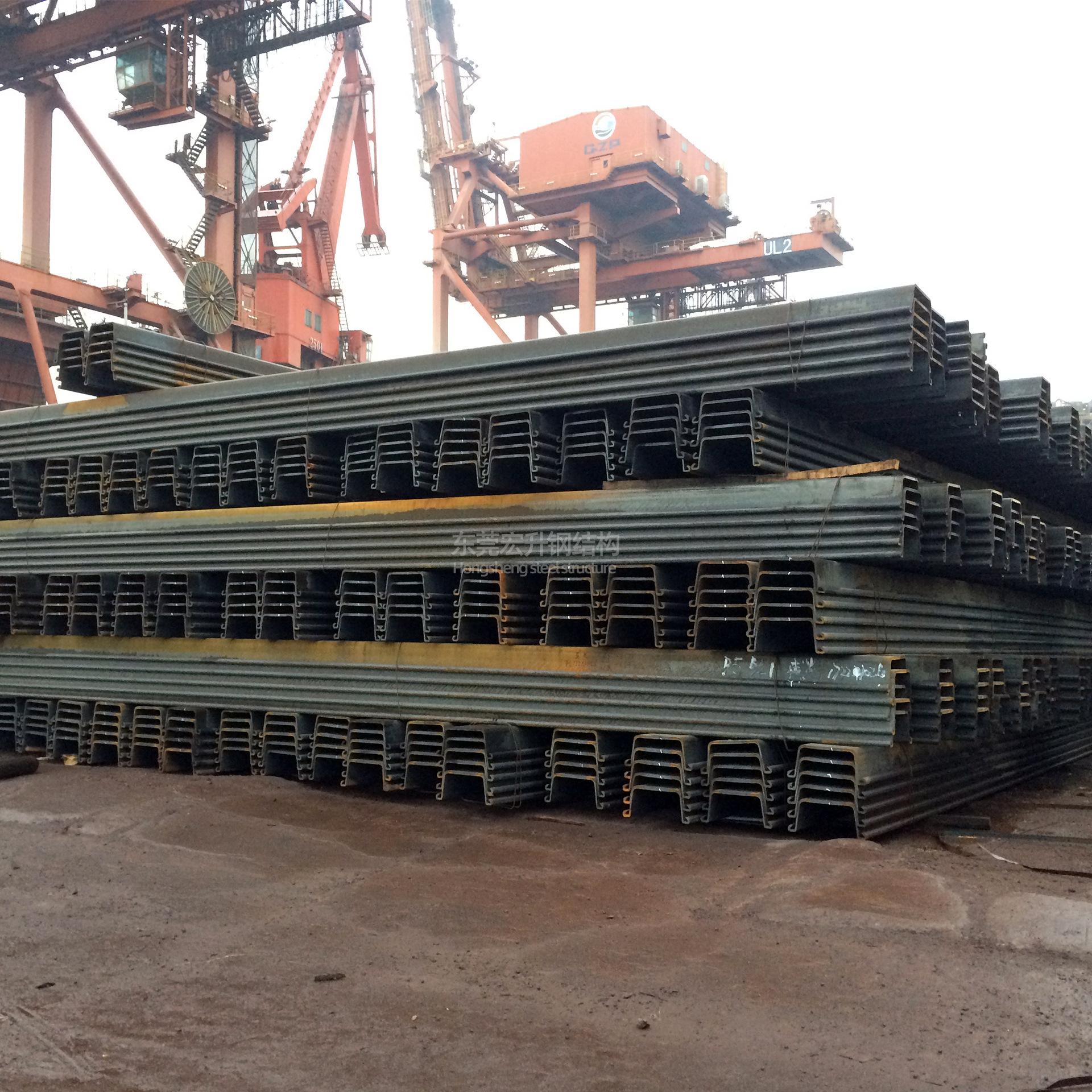 钢板桩 底下排水道u型钢板桩 热轧钢板桩 量大可价惠