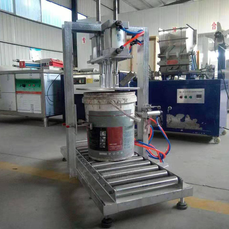 油漆塑料桶压盖机 气动压桶盖机 酱料桶压盖机