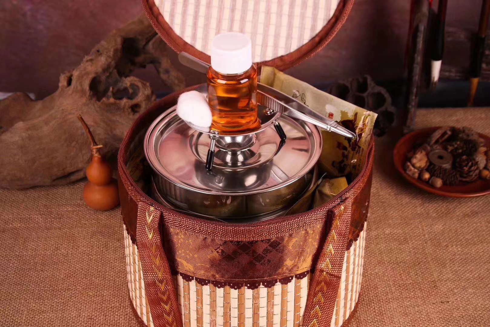 千叶弗莲温阳灸火灸阳罐温骨疗法温阳罐美容院拔火罐膜粉