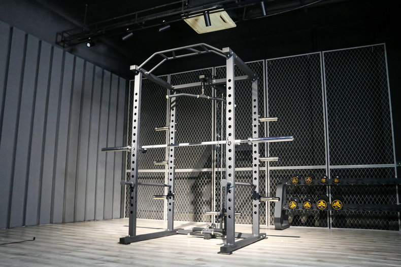 亿迈家用健身框式龙门架多功能健身房专用深蹲架商用健身器械厂家