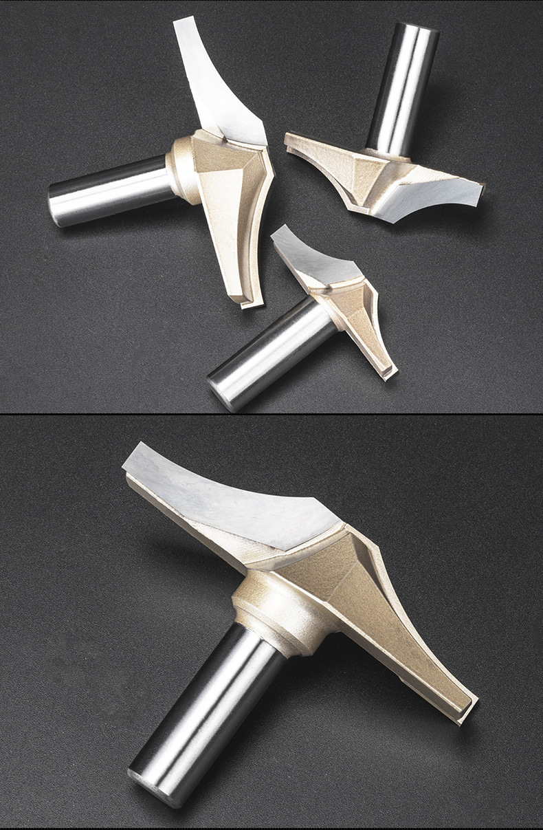 沪豪品牌木工刀具电木铣修边机雕刻机锣刀 桌线刀 欧式线条