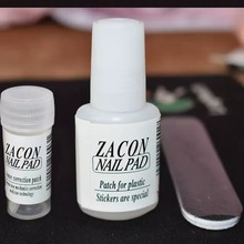 ZACON牌中力窄白贴10片英标简易装正甲贴嵌甲矫正贴片弹片拉拉贴