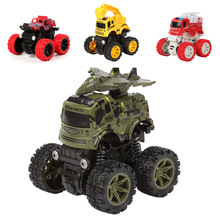儿童玩具惯性四驱特技越野军事消防男孩模型玩具车地摊玩具礼品