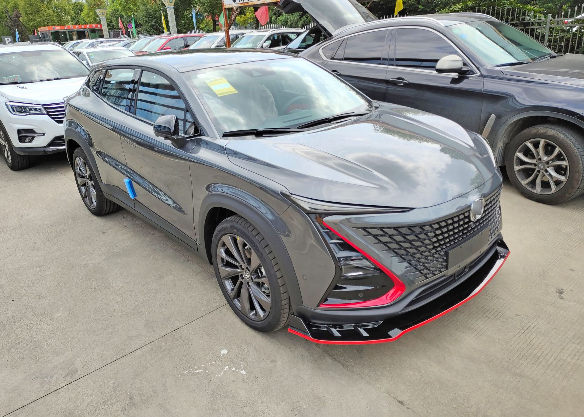 适用于20-22款长安uni-t改装前铲獠牙款改装前唇小包围保险杠包角