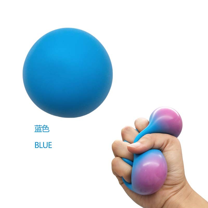 Cross Mirror Hot Sale Tpr Soft Rubber Vent Ball Decompression Toy Eva Stretch Extrusion Color Changing Flour Ball Squeezing Toy