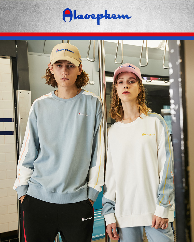 冠军韩潮牌秋冬2020新款男士潮宽松时尚潮流休闲纯棉圆领卫衣560