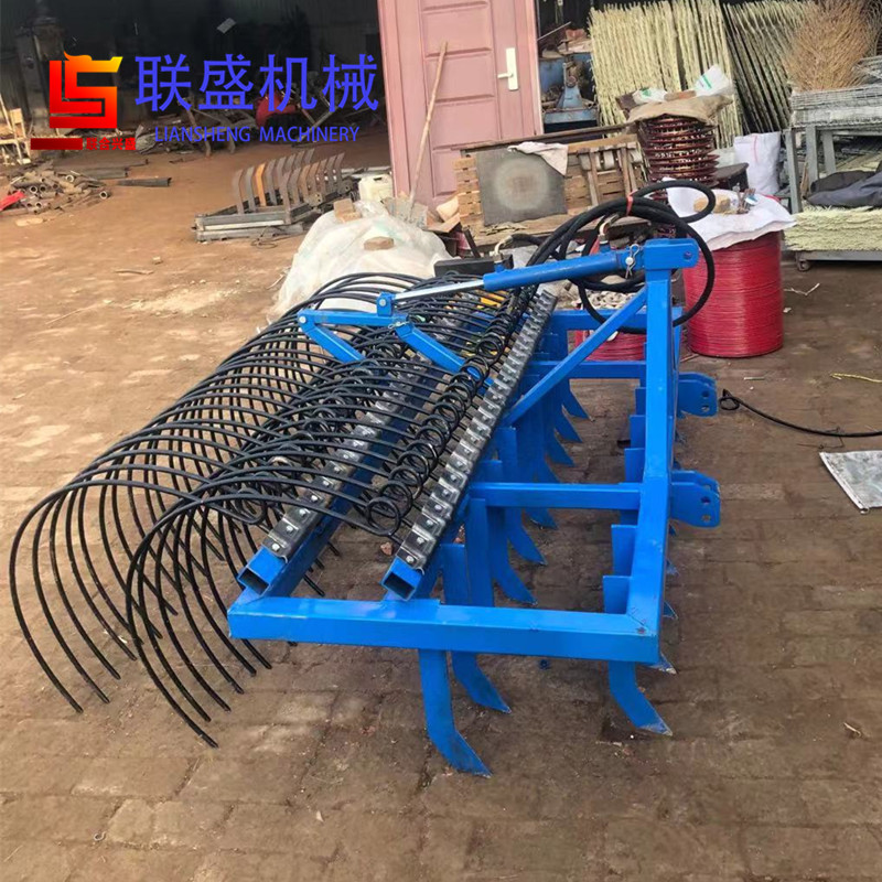 废旧塑料薄膜捡拾机 农用地膜捡拾清理回收机 拖拉机悬挂搂膜机