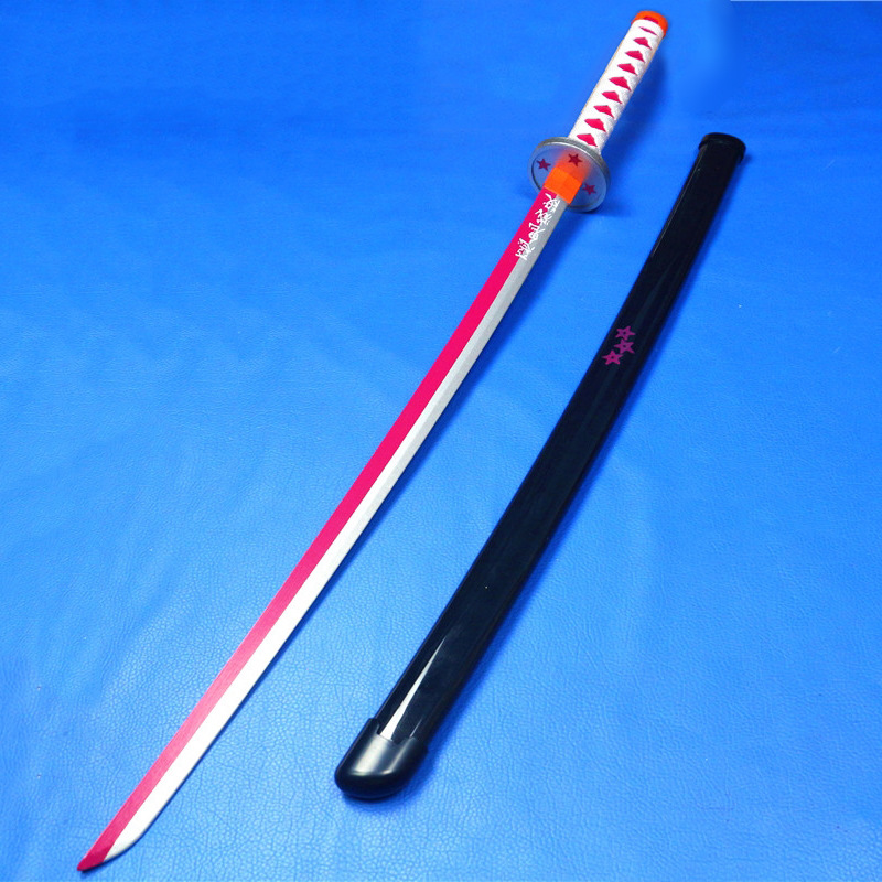 日本动漫cosplay道具武器鬼灭之刃竹刀栗花香奈落乎木剑未开刃