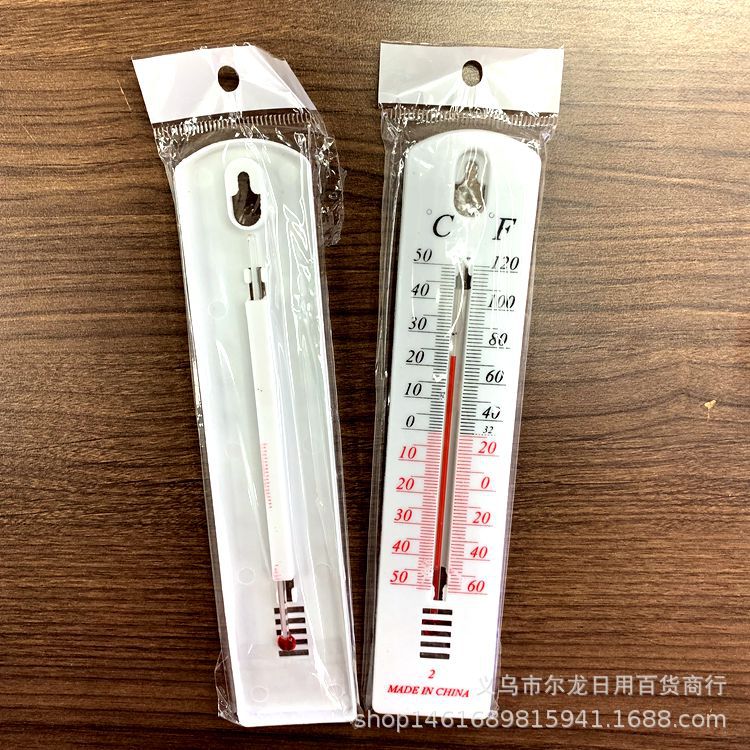 2 Yuan Stall Supply Bags Household Department Store Small Straight Hanging Indoor Thermometer Teaching Experiment Thermometer