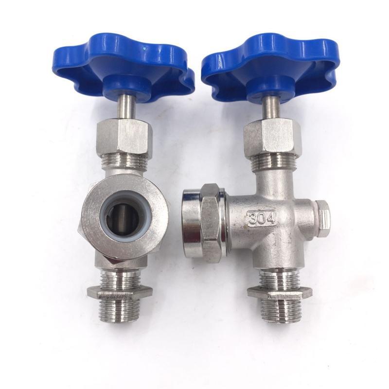 0成交7个201/304不锈钢jx49w法兰考克液位计考克水位计考克阀门针型