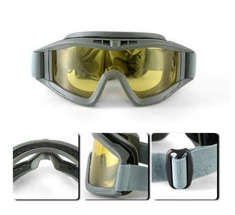 现货军迷战术眼镜沙漠蝗虫抗冲击防雾防风沙风镜户外太阳镜片套装