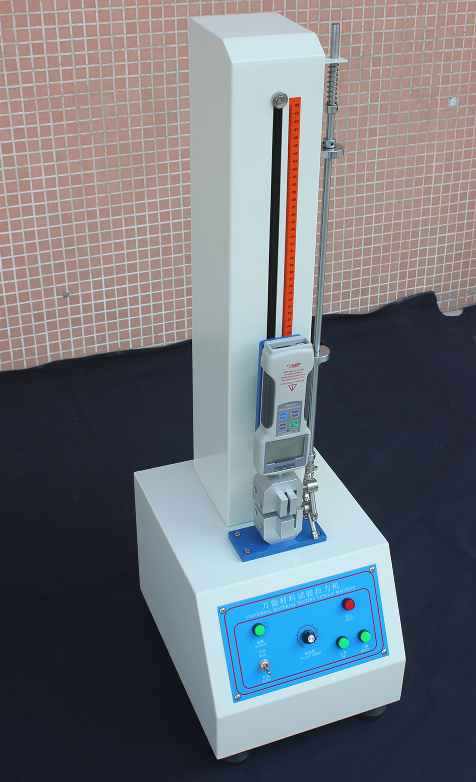 9nbo指针型推拉力计nt-50立式电动万能拉力试验机塑料压力测试仪