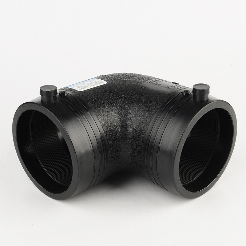 钢丝网骨架管电熔管件配件管材90度弯头110等径弯头160pe电熔弯头