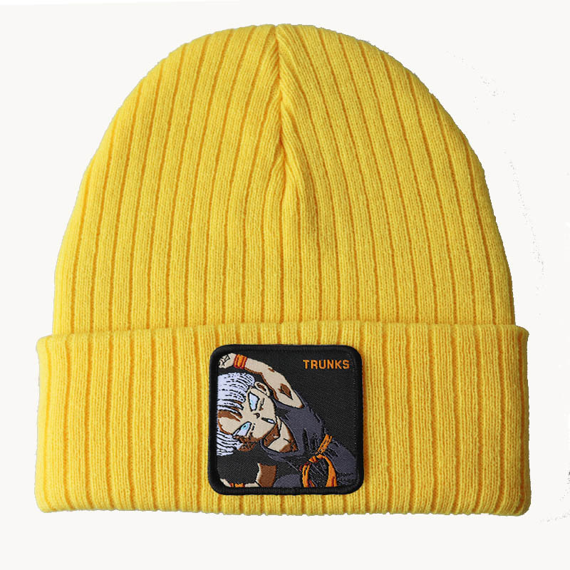 2020 Products in Stock New Large Version Cartoon Woolen Cap Winter Hat Anime Buu Dragon Ball Series Knitted Hat