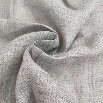 纯亚麻色织斜纹面料色纺复古斜纹布料11721