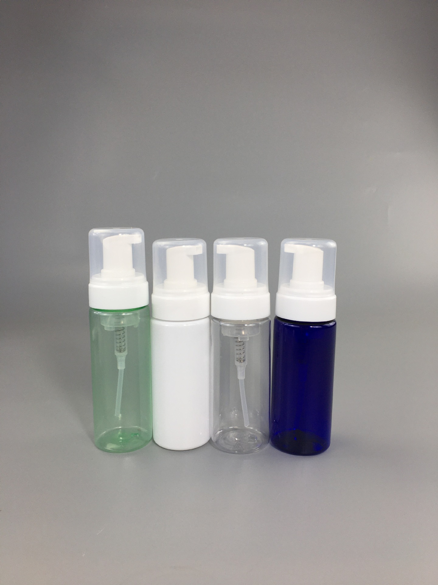 现货供应150ml泡沫瓶慕丝瓶压泵瓶喷雾瓶多种颜色可选塑料瓶