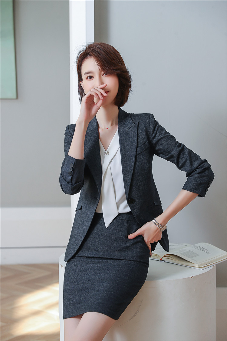 小西装外套女英伦风气质韩版工作服ol职业装商务正装酒店前台工装