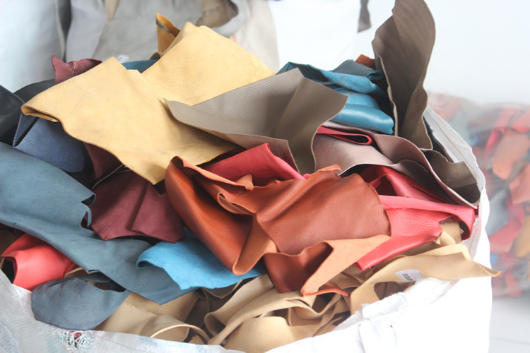 法国h家 山羊皮皮料diy手工边角料碎料皮革面料软皮子料称斤