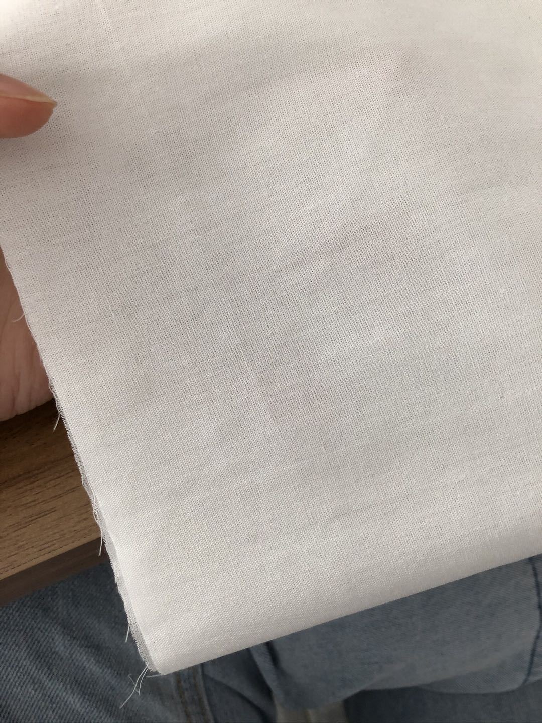 供应纯涤坯布 63" 45s 45s 110*76 丧事孝布 口袋布 寿被 里料
