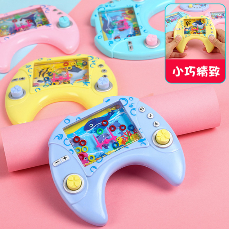 手柄套圈圈水机创意儿童卡通幼儿园地摊热卖货源儿童玩具批发礼品