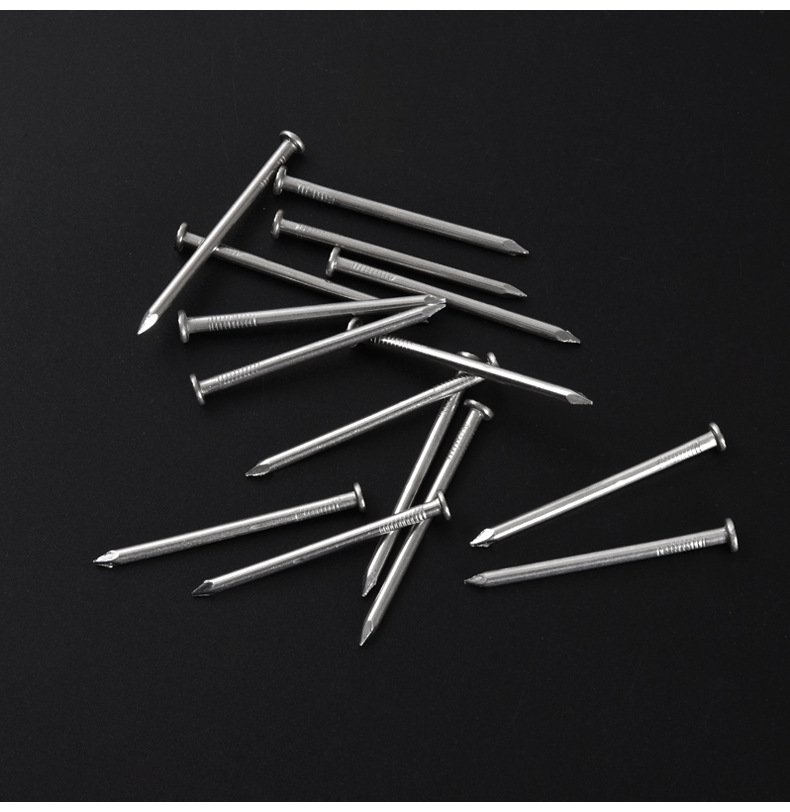 精品不锈钢圆钉元钉木工圆钉加长洋钉子地板钉麻花