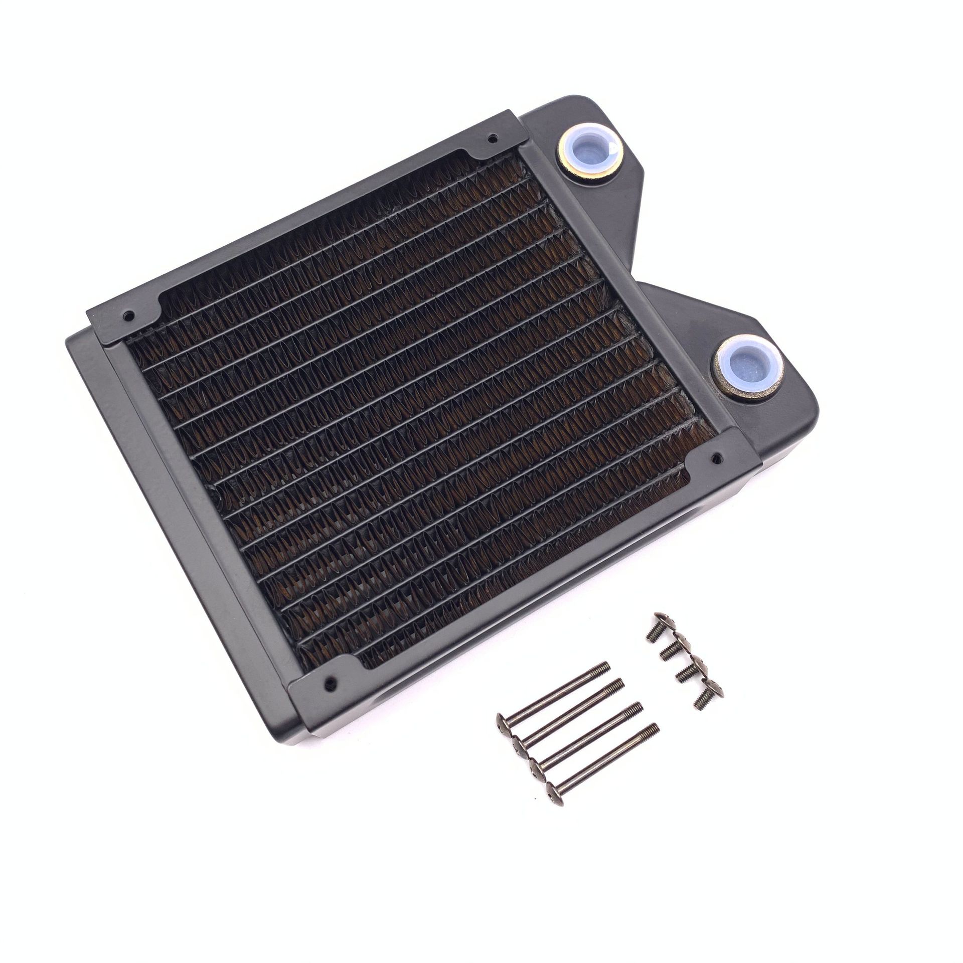 电脑水冷散热器120铜水冷排 换热器 散热排 冷排 铜