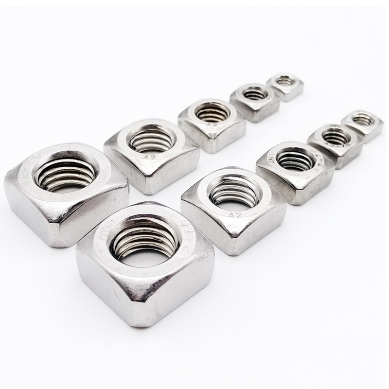 德盈工业铝型材配件四方螺母国标型材方形螺母30/40 m4m5m6m8批发