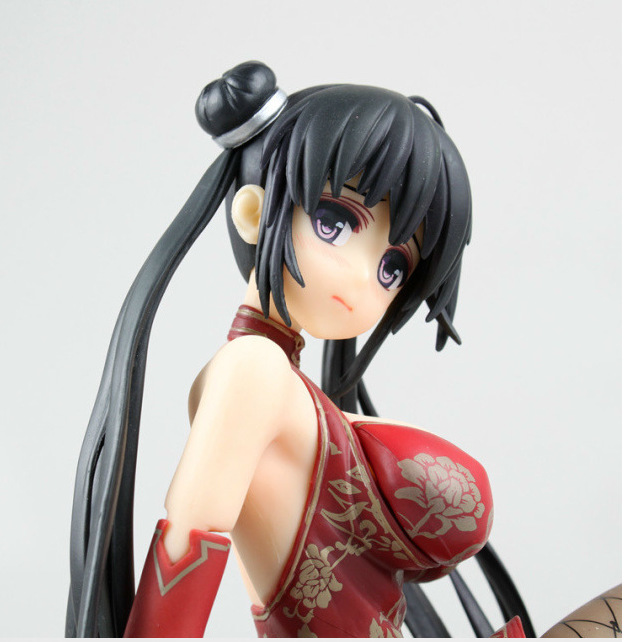 skytube 深崎暮人冬月茉莉 少女黑色红色白色旗袍盒装公仔手办