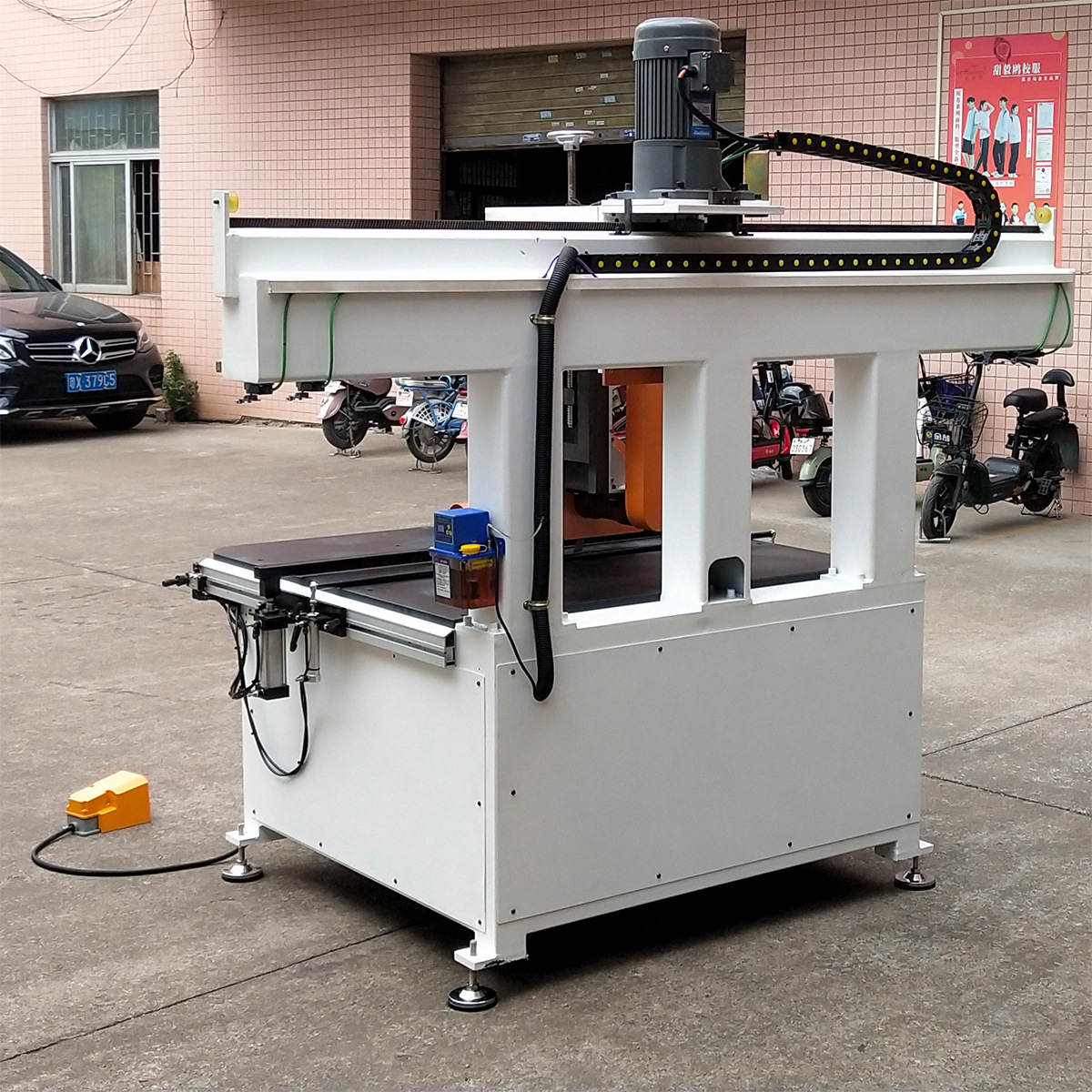 巴沙木v槽机 轻木开槽机 铭基供应pet板材角度锯 pvc板材v槽机