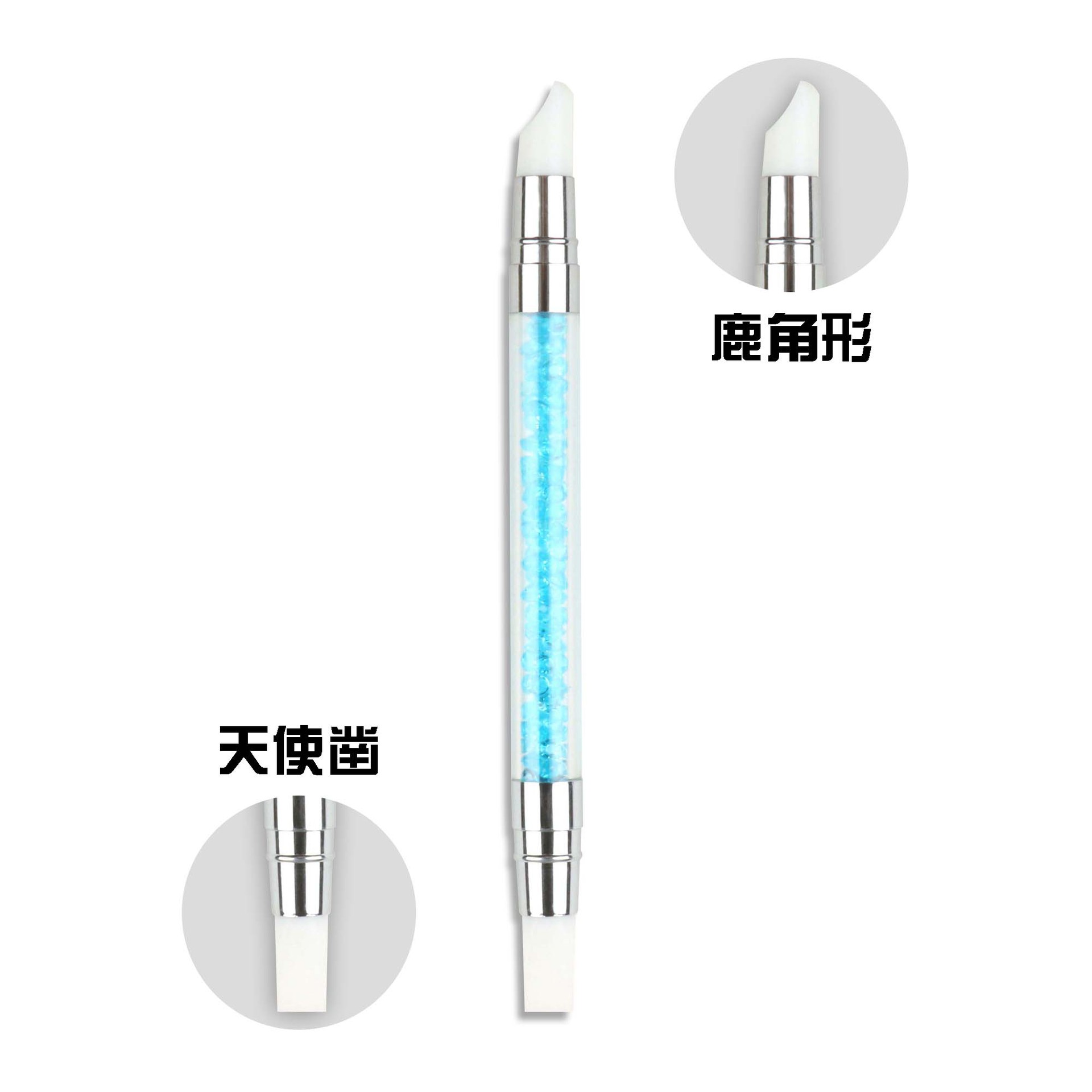 Nail Art Silicone Pen Double-Headed Embossing Pen Set Glue Head Pen Polymer Clay Tool Indentation