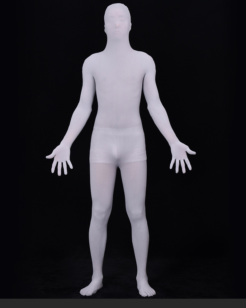 卿荷春夏80d莱卡丝袜连体衣diy任意剪五指五趾全身头套无缝