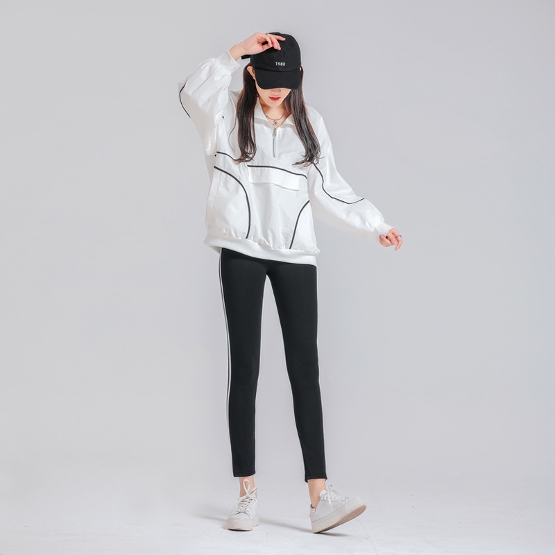 紧身裤女高腰学生