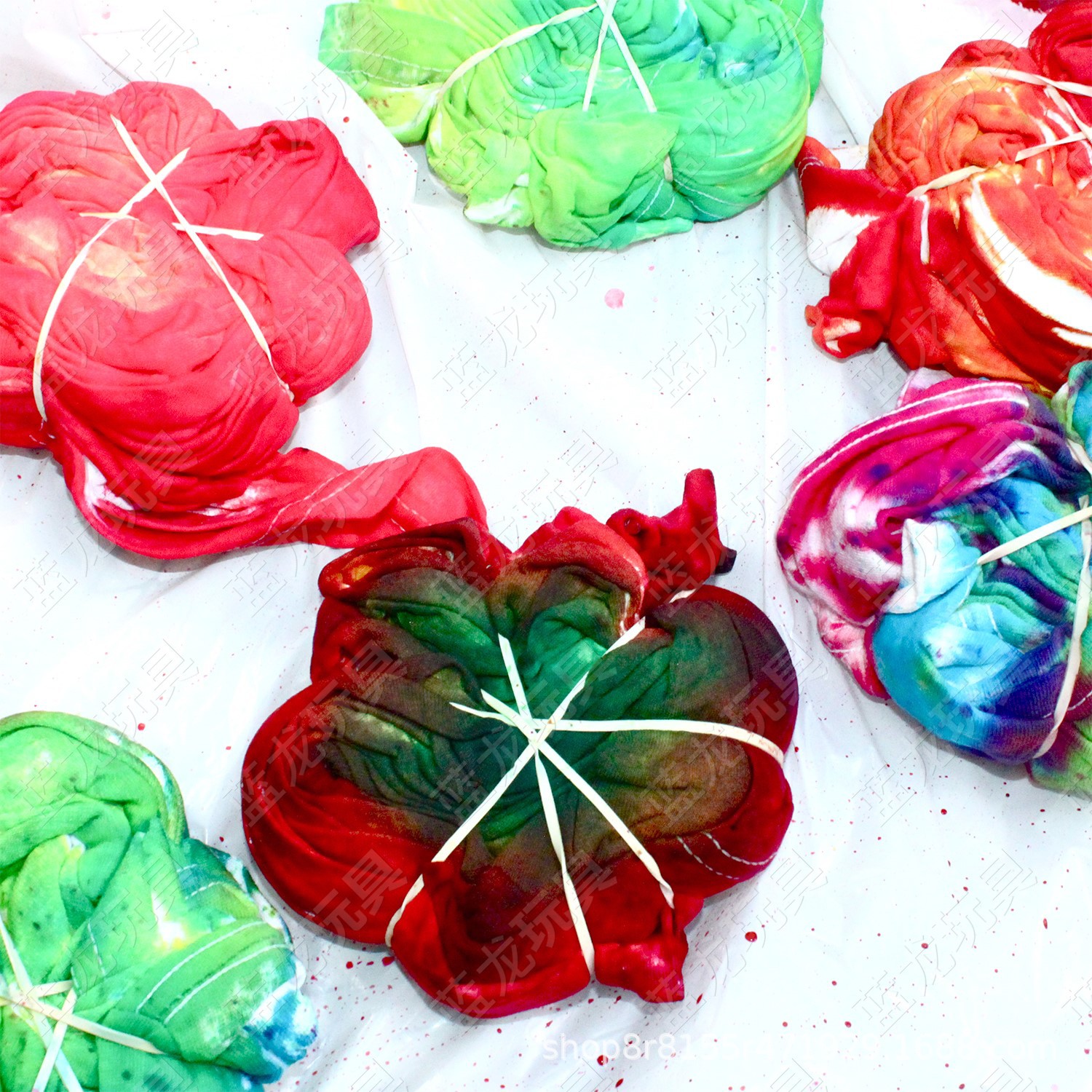 宁波工厂直销1色紫红色扎染新款套装棉麻冷水染料颜料diy衣服染色