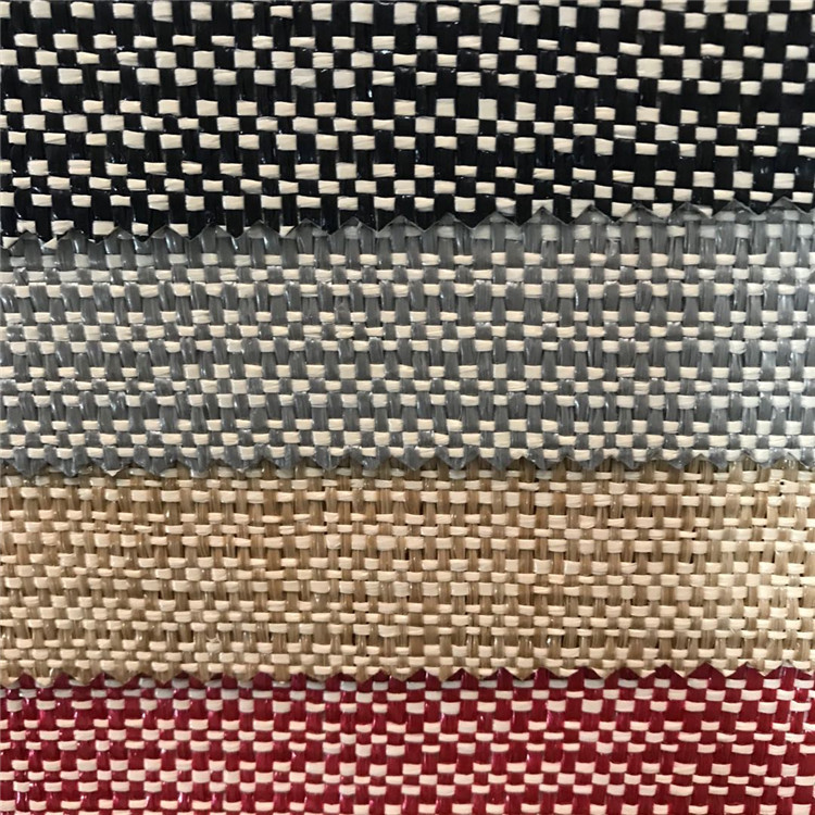 工厂直销 环保pp草编布 十字平纹编织 草编包面料 鞋帽特材现货
