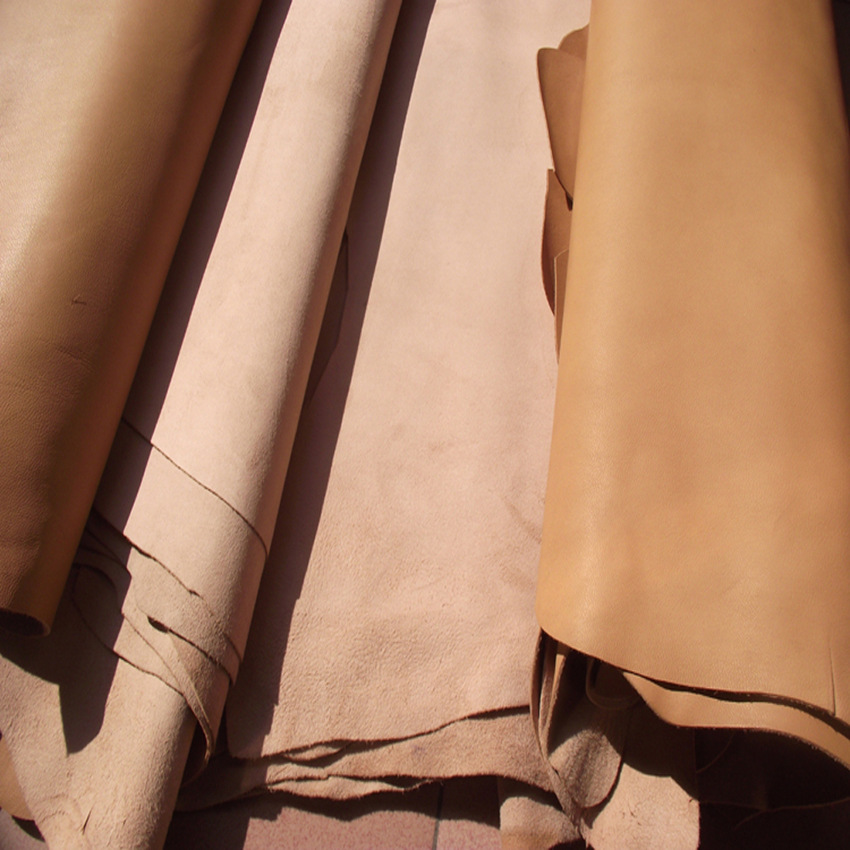 驼色山羊皮真羊皮革包袋服装手套皮鞋手机套真皮用料内里真羊皮