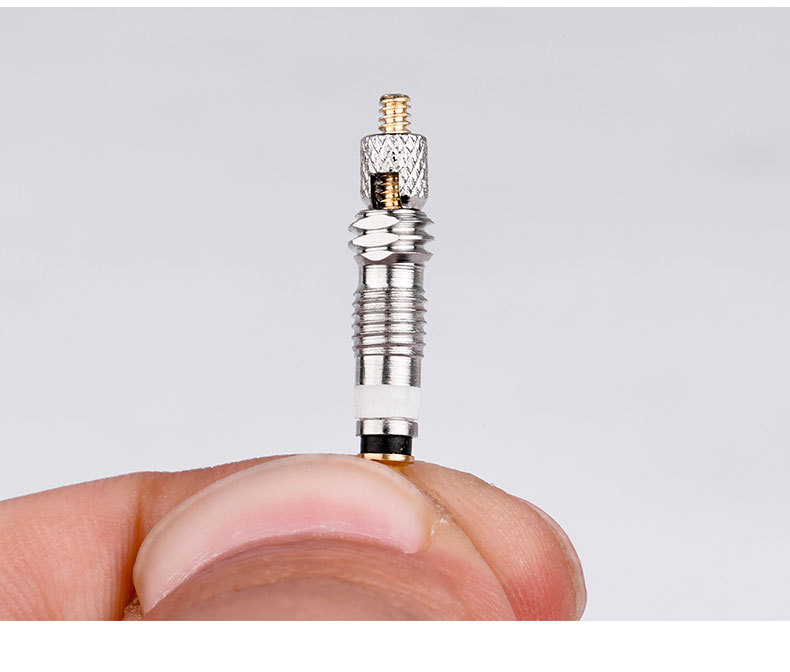 deemount山地自行车真空内胎气门嘴彩色法式40/60/80铝合金气门芯