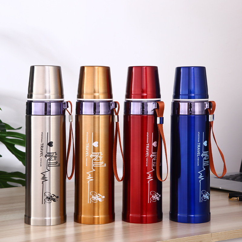 Customized Stainless Steel Straight Body Bottle Business Sales Vacuum Cup Bullet Portable Sling Water Cup Car Tea Cup