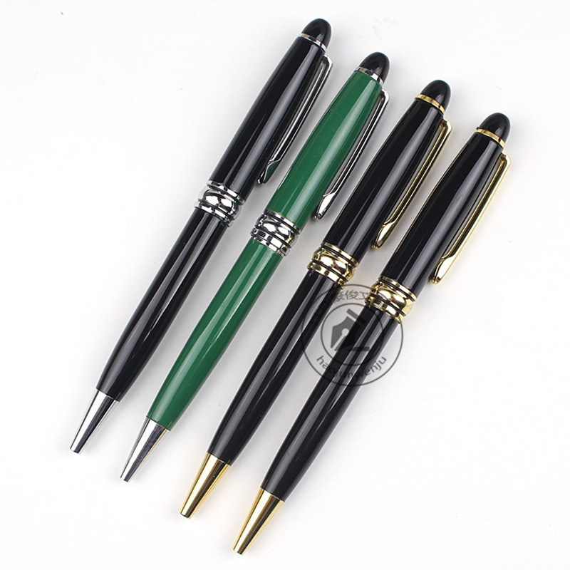 SOURCE Manufacturer Black Metal Ball Point Pen Business Swing Good-looking Gift Gel Pen Color Logo