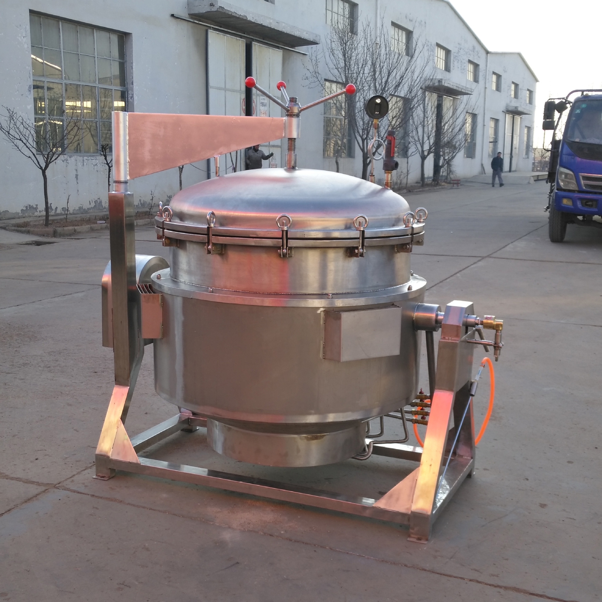 高温高压粽子煮锅 豆类谷类电加热高压蒸煮锅 糯米压力式煮锅