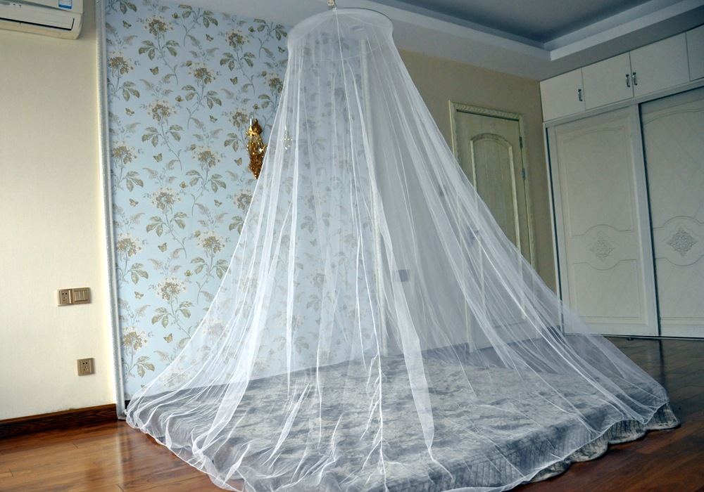 简易夏季宫廷圆帐 学生床幔帐 圆顶吊挂公主蚊帐 防蚊纱帐oem批发