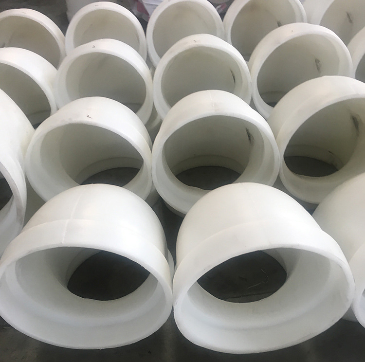 白色pp对焊弯头 90度pp弯头管道连接件 pp整体注塑弯头厂家定制