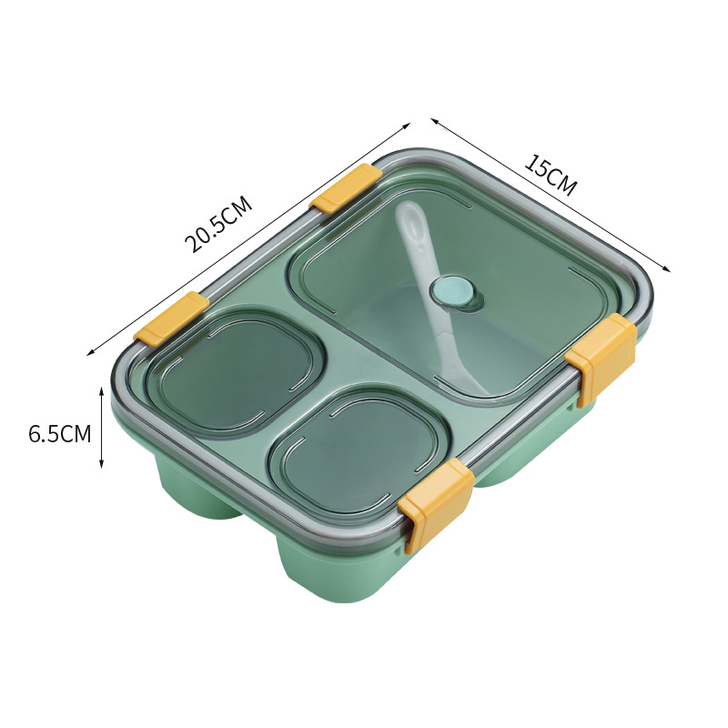INS Internet Celebrity Plastic Lunch Box Lunch Box Canteen Compartment Plate Student Microwave Oven Adult Office Lunch Box