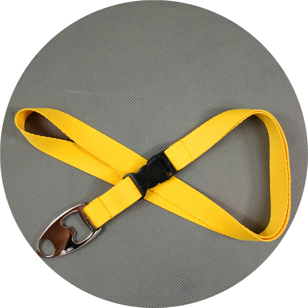 来图定制便携式锌合金开瓶器挂绳热转印启瓶器手机颈绳水壶扣挂带