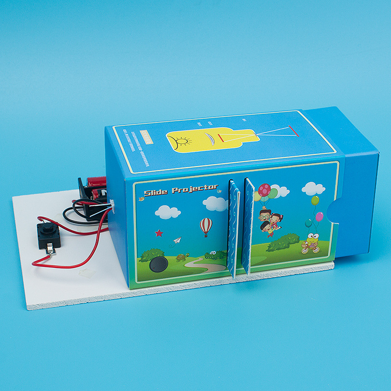 幻灯机 科技小制作少年科学实验纸质材料包创客兴趣手工diy玩教具