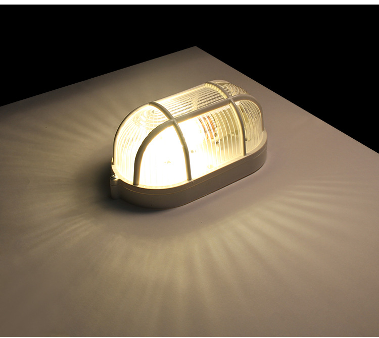 led户外防潮灯地下室隧道浴室防水防潮灯防尘防爆庭院吸顶灯壁灯