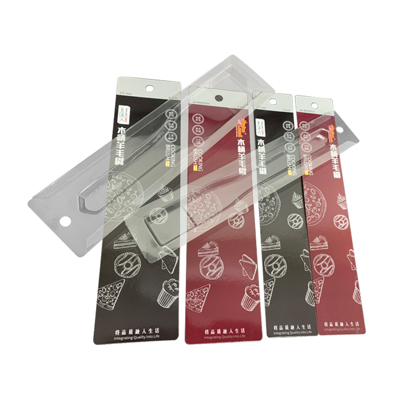 鸿源定做包装卡纸彩印吸塑飞机孔对折头卡纸吸塑冲孔吊牌纸卡定制