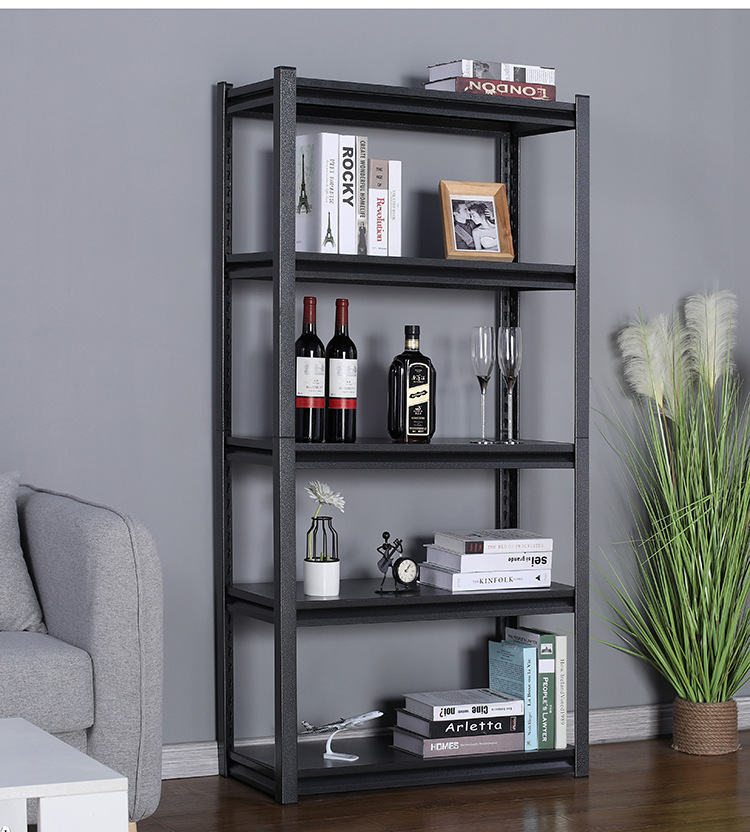 厨房置物架落地多层金属储物架微波炉烤箱收纳架家用货架阳台架子