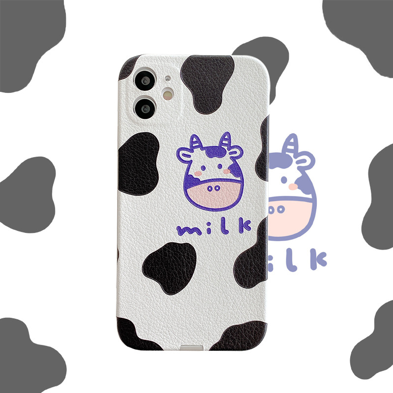 韩风可爱奶牛纹适用华为p40pro手机壳mate30软壳p30全包nova7/6/5